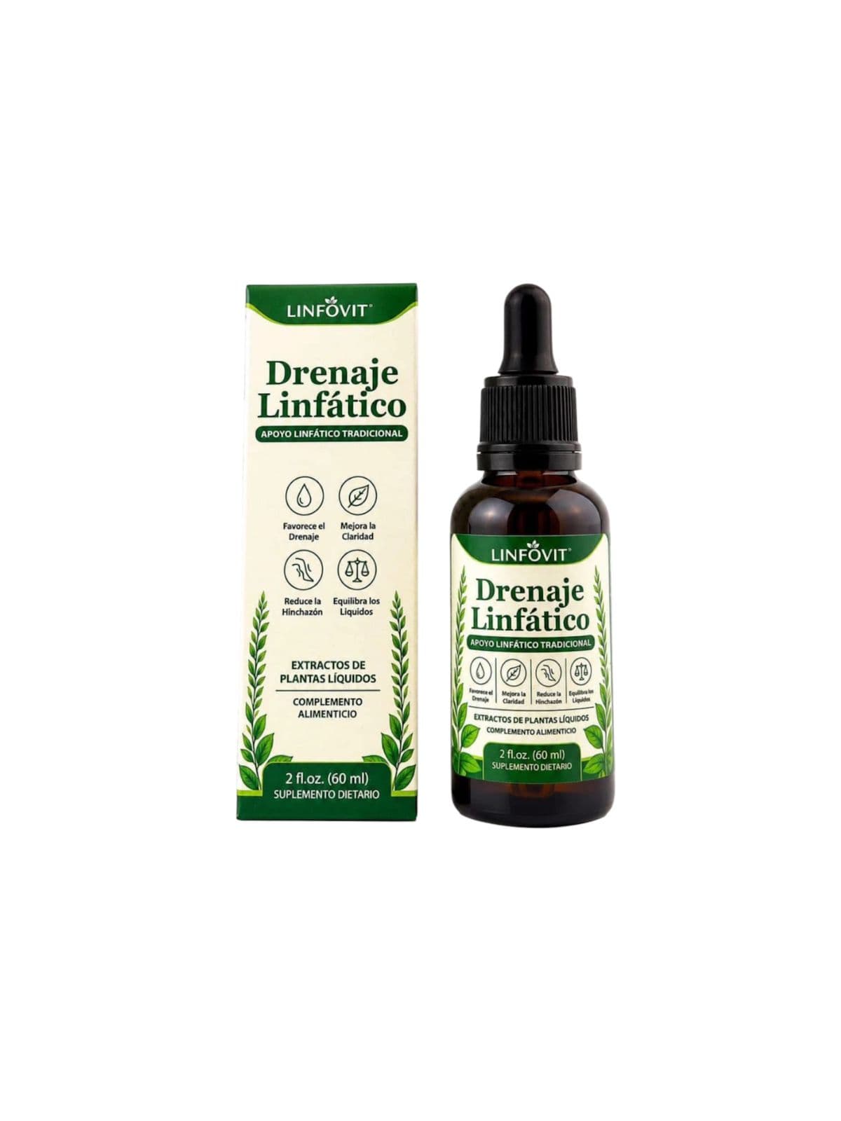 Linfovit Gotas – Extractos de plantas líquidos – 60 ml 60 ML — producto natural | Tienda Natu Colombia