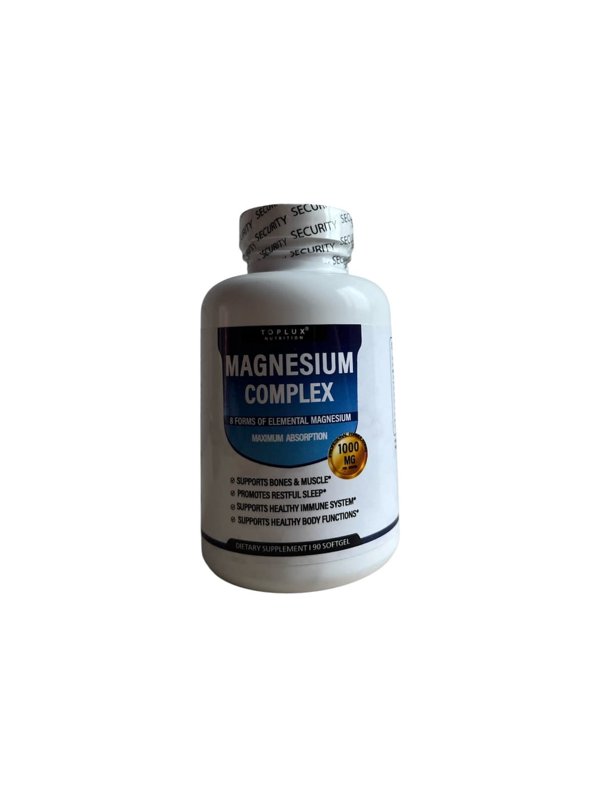 Magnesium Complex Toplux Nutrition – 90 softgels 90 SOFTGEL — producto natural | Tienda Natu Colombia